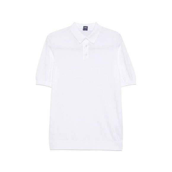 Fedeli White Polo Shirts Men